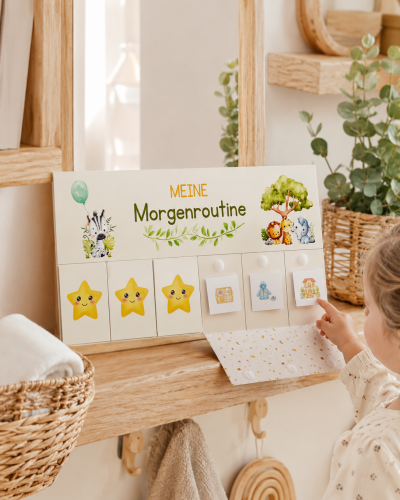 Morgenroutine mit Kindern: 7 einfache Schritte für weniger Stress am Morgen