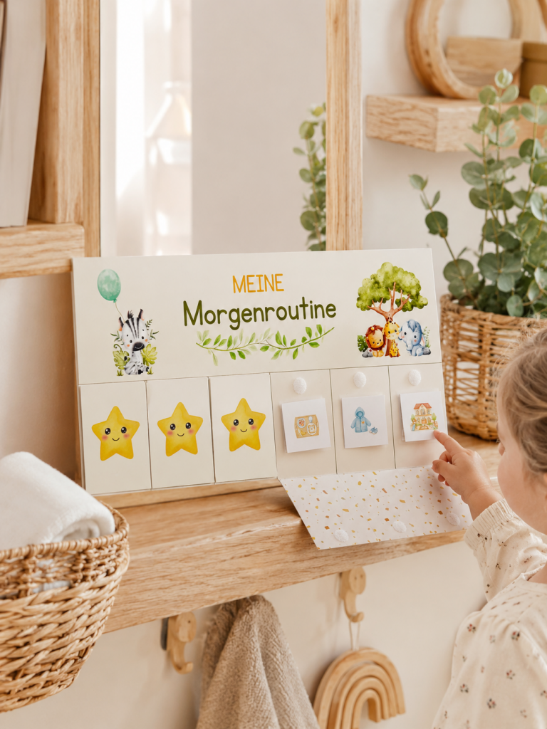Morgenroutine mit Kindern