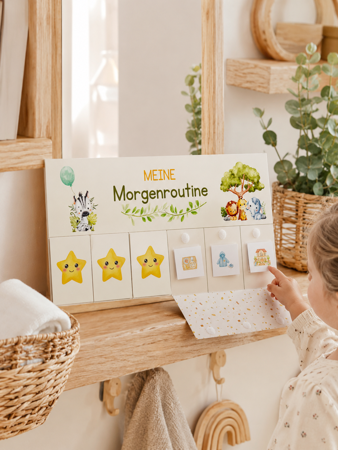 Morgenroutine mit Kindern